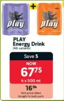 Makro Play Energy Drink offer