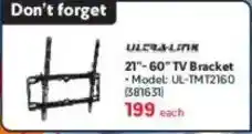 Makro Ultra-link 21"-60" TV Bracket offer