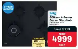 Makro Beko 4-Burner Gas on Glass Hob offer