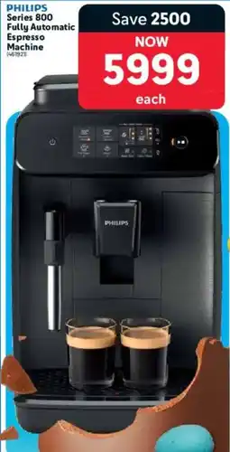 Makro Philips Series 800 Fully Automatic Espresso Machine offer
