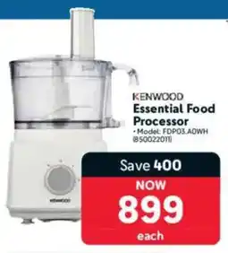 Makro Kenwood Essential Food Processor offer