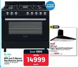 Makro Elba 5-Burner Gas Electric Stove offer