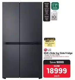 Makro LG Side-by-Side Fridge offer