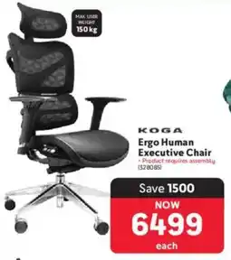 Makro Koga Ergo Human Executive Chair offer