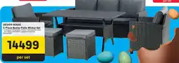 Makro Design House Baxter Patio Wicker Set offer