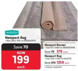 Makro Multi-flor Newport Rug offer