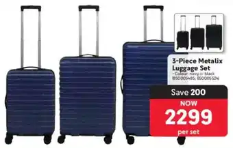 Makro Metalix Luggage Set offer