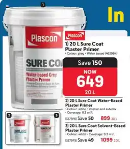 Makro Plascon Sure Coat Plaster Primer offer