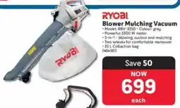 Makro Ryobi Blower Mulching Vacuum offer