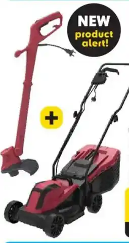 Makro Hyper Tough Lawnmower and Trimmer Combo offer
