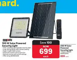 Makro Magneto 100 W Solar Powered Security Light offer
