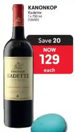 Makro Kanonkop Kadette offer