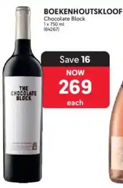 Makro Boekenhoutskloof Chocolate Block offer