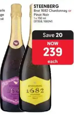 Makro Steenberg Brut 1682 Chardonnay or Pinot Noir offer