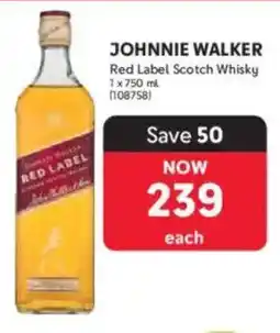Makro Johnnie Walker Red Label Scotch Whisky offer