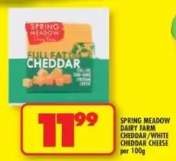 Shoprite Spring meadow dairy farm cheddar/ white cheddar cheese offer