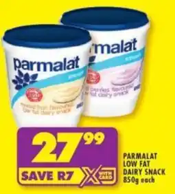 Shoprite Parmalat low fat dairy snack offer