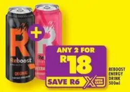 Shoprite Reboost energy drink offer