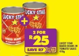 Shoprite Lucky star baked beans in tomato sauce offer