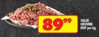 Shoprite Value ground beef offer