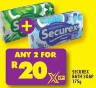 Shoprite Securex bath soap offer