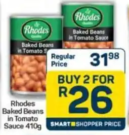 Pick n Pay Hypermarket Rhodes Baked Beans in Tomato Sauce offer