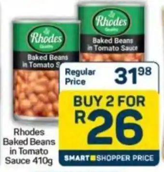Pick n Pay Hypermarket Rhodes Baked Beans in Tomato Sauce offer