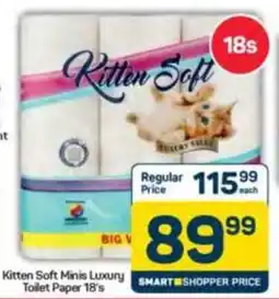 Pick n Pay Hypermarket Kitten Soft Minis Luxury Toilet Paper offer