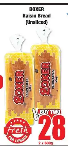 Boxer BOXER Raisin Bread (Unsliced) offer