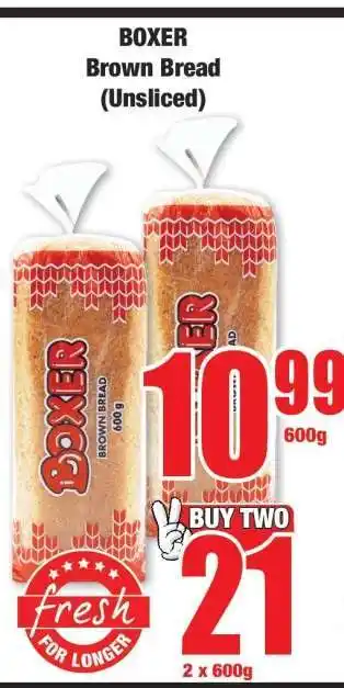 Boxer BOXER Brown Bread (Unsliced) offer