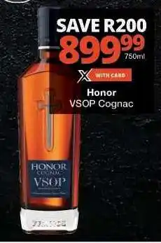 Checkers Honor VSOP Cognac offer