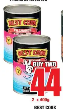 Boxer BEST COOK Pilchards in Hot Chilli Sauce offer