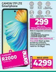 Game Tecno Camon 17P LTE Smartphone-Each offer