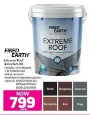 Game Fired Earth 20L Extreme Roof-Each offer
