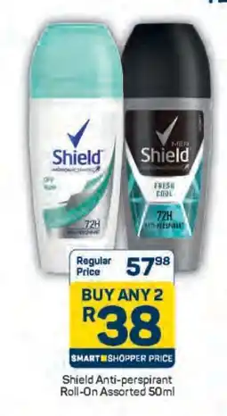 Pick n Pay Shield Anti-perspirant Roll-On Assorted 50ml offer