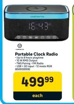 Makro Portable Clock Radio offer