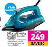 Game Russell Hobbs Power 2000 Steam Iron RHI-2000 TR offer