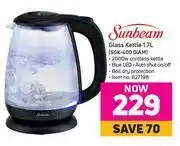 Game Sunbeam Glass Kettle 1.7L SGK-400 DIAM offer