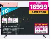 Game Samsung 70" UHD TV 70AU7000 offer