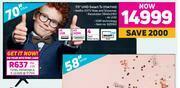 Game Hisense 70" UHD Smart TV 70A7100 offer