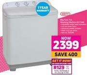 Game Defy 8Kg Twin Tub Washing Machine DTT166 offer