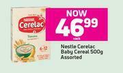 Game Nestle Cerelac Baby Cereal Assorted-500g Each offer