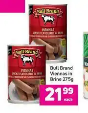 Game Bull Brand Viennas In Brine-275g Each offer