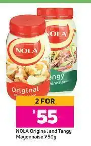Game Nola Original & Tangy Mayonnaise-For 2 x 750ml offer