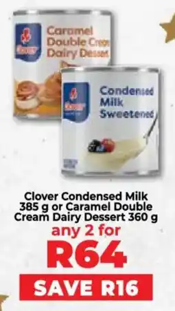 Food Lover's Market Clover Condensed Milk or Caramel Double Cream Dairy Dessert offer