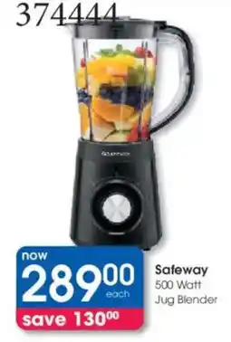 Clicks Safeway 500 Watt Jug Blender offer