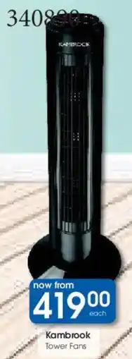 Clicks Kambrook Tower Fans offer