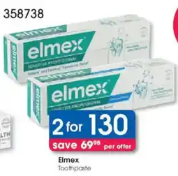 Clicks Elmex Toothpaste offer