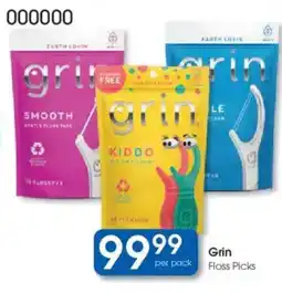 Clicks Grin Floss Picks offer