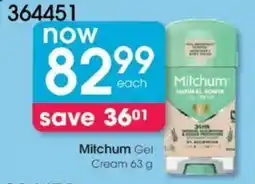 Clicks Mitchum Gel Cream offer